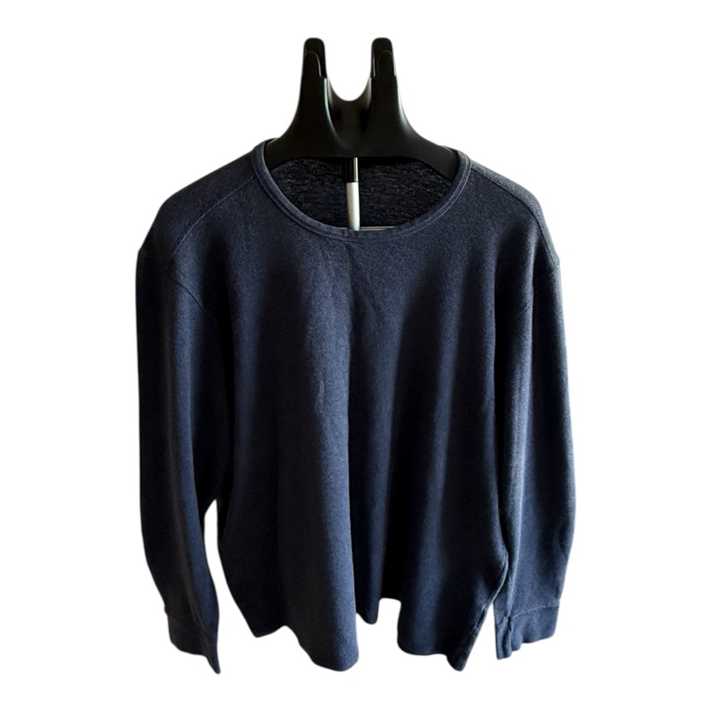 Field & Stream Dark Blue Unisex Crew Neck Sweater Cotton XL